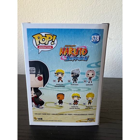 EXCLUSIVE Itachi Funko Pop #578 Naruto Shippuden Manga Anime Animation Cartoon - Picture 3 of 6